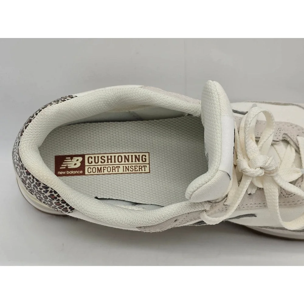 New Balance 515 V3 Women 9 White Leopard WL515SO3 Sneakers